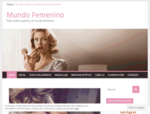 Tablet Screenshot of mundo-femenino.com